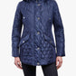 London Fog - Zip Front Hooded Quilted Jacket