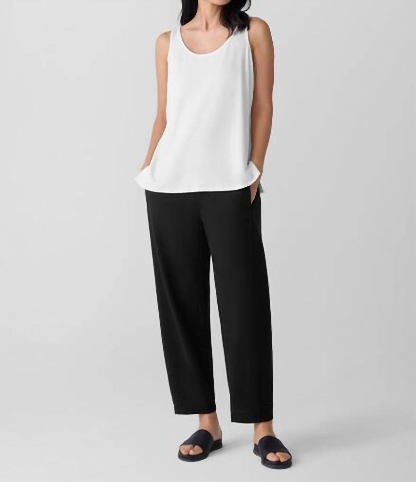 Eileen Fisher - Fine Jersey Scoop Neck Tank Top