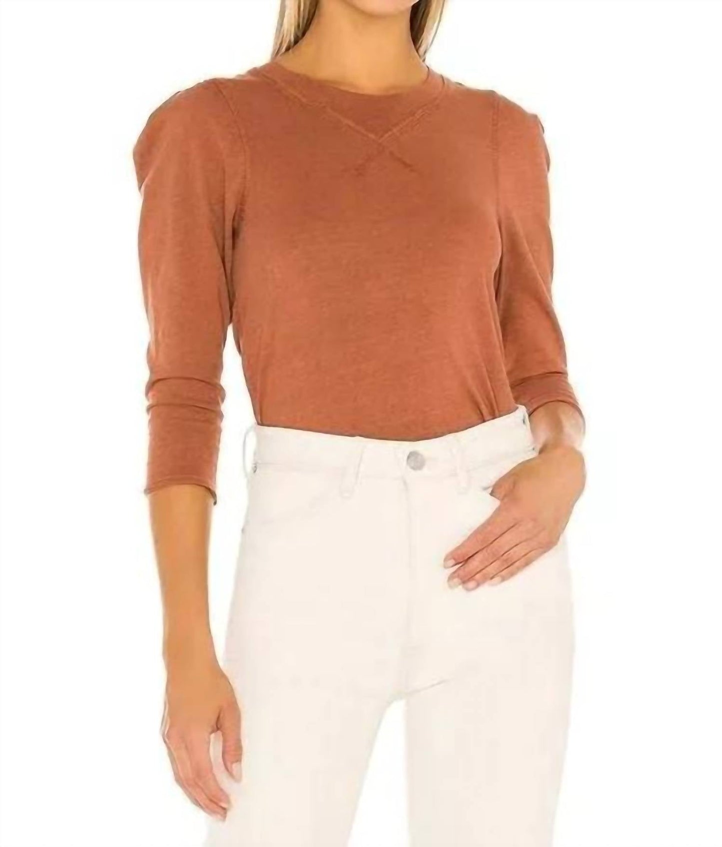 Free People - Clover Puff Shoulder Top