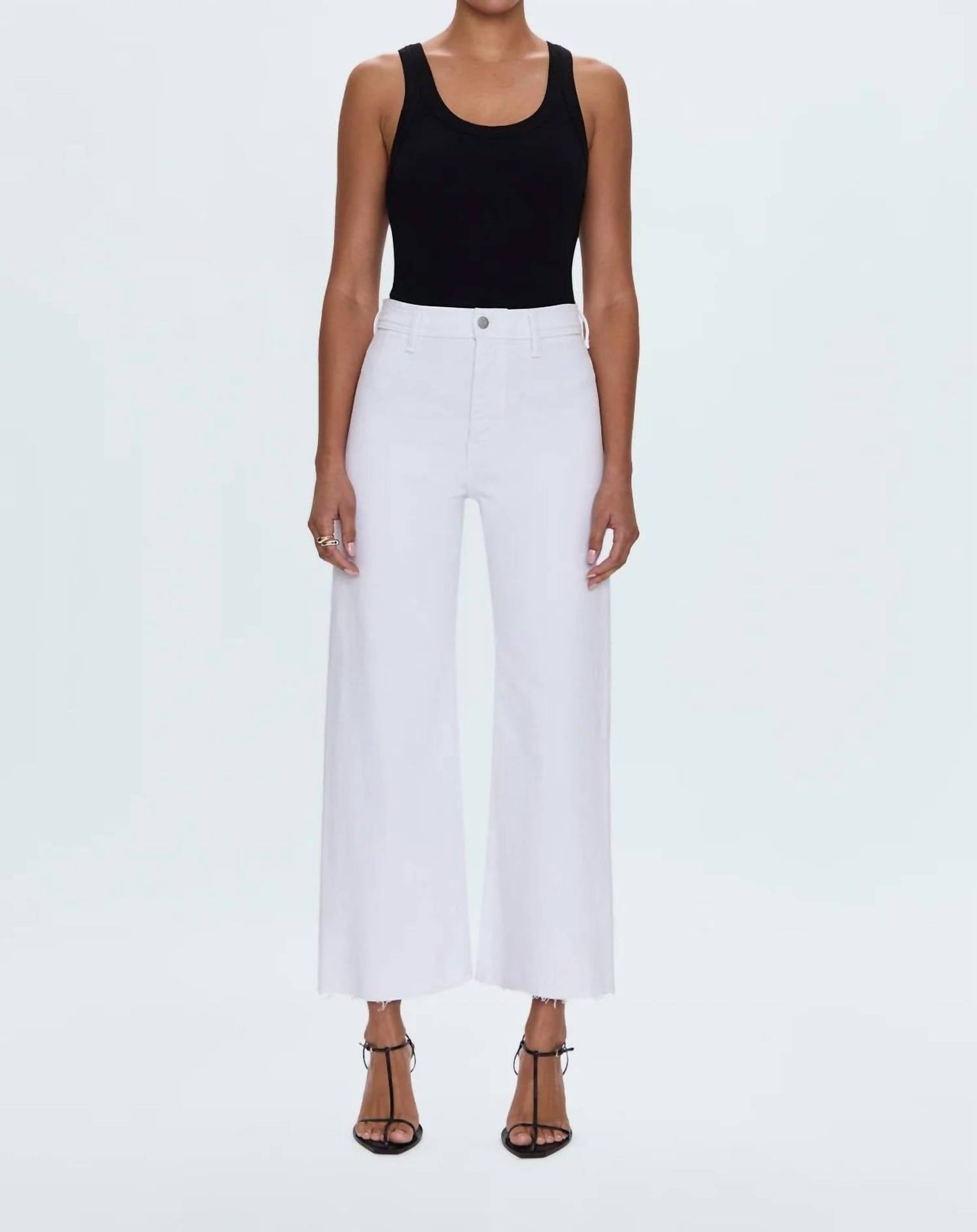Pistola - Penny High Rise Wide Leg Crop Jeans