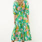 Thml - Twist Detail Floral Maxi Dress