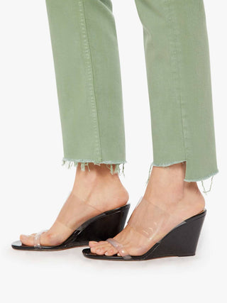 Mother - High Waist Rider Ankle Step Fray Jeans