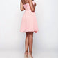 Milano Formals - Sugar Blush Mini Dress