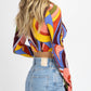 Win Win Apparel - COLLARED CROP TOP