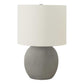 Lighting, Table Lamp, Concrete, Contemporary - Gray / Cream
