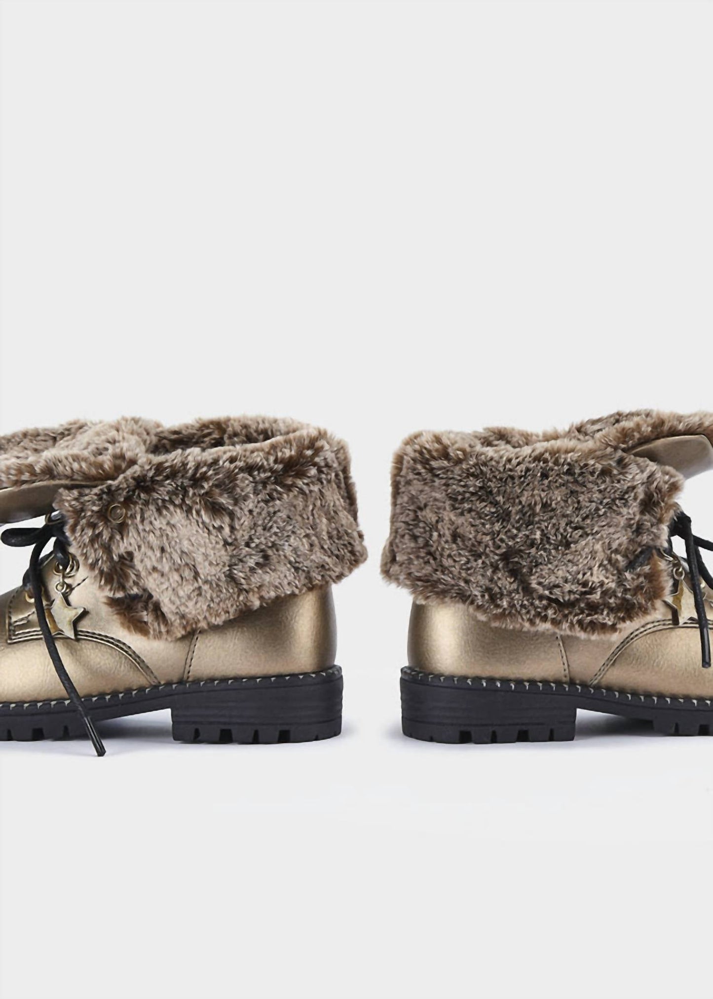 Mayoral - Kid's Faux Fur Lined Biker Boots