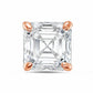 Diana M Jewels - 4.00 Cts Lab Grown Asscher Cut Stud Earrings