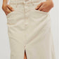 Free People - Come as you are denim maxi Skirt