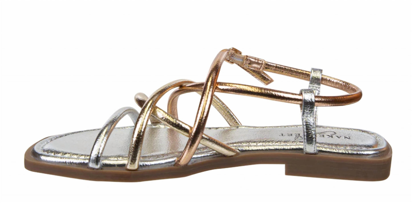 Naked Feet - Women's Minimalist Flat Sandals
