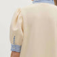 Entro - Striped Collar Shirt Dress - Plus Size