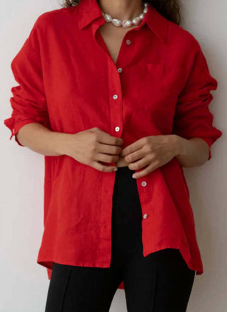 Donni. - Linen Relaxed Shirt