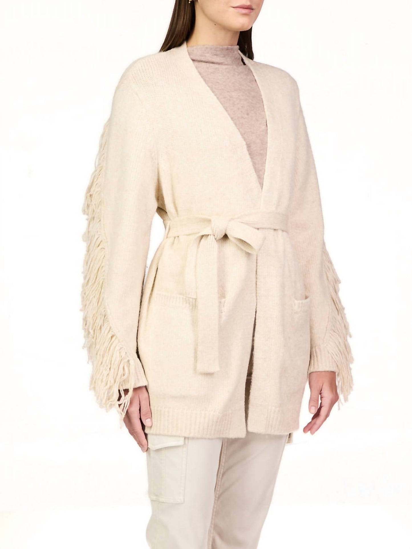 Sanctuary - Fringe Belted Cardigan