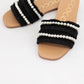 Ccocci - Women's Pearl Embellished Tweed Sandals