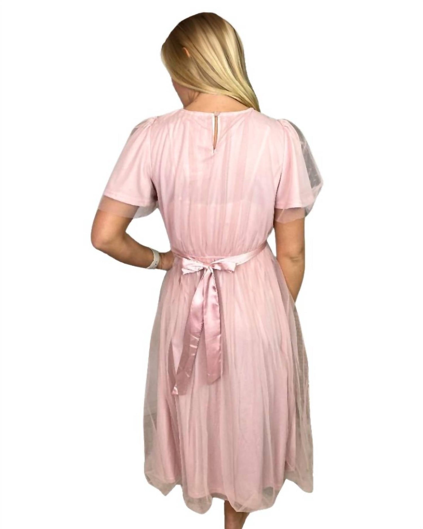 Blu Pepper - Tulle Midi Dress