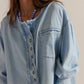 Free People - Denim Dreaming Pullover