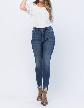 Judy Blue - Calça jeans skinny com controle de barriga de cintura alta