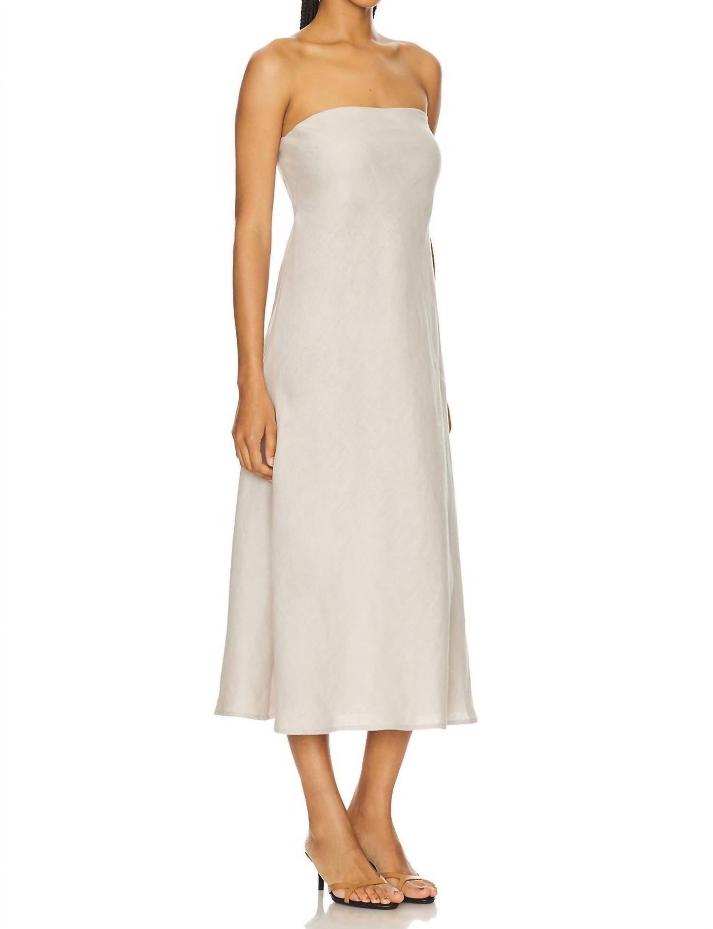 Enza Costa - LINEN BIAS DRESS