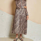 Ghospell - Cecilia Printed Midi Dress