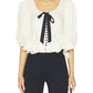 Free People - Pamela Bow Scoop Neck Top