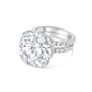 Diana M Jewels - Women's Lab Grown Round Diamond Split Shank Engagement Ring