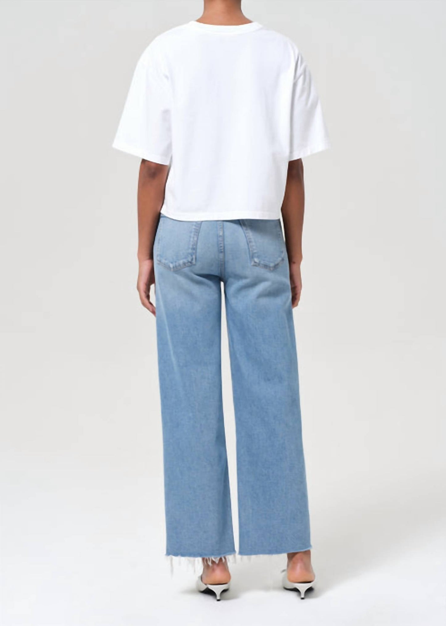 Agolde - Ren High Rise Wide Leg Jeans