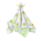 Malabar Baby - Cotton Muslin Lovey Security Blanket With Plush Toy