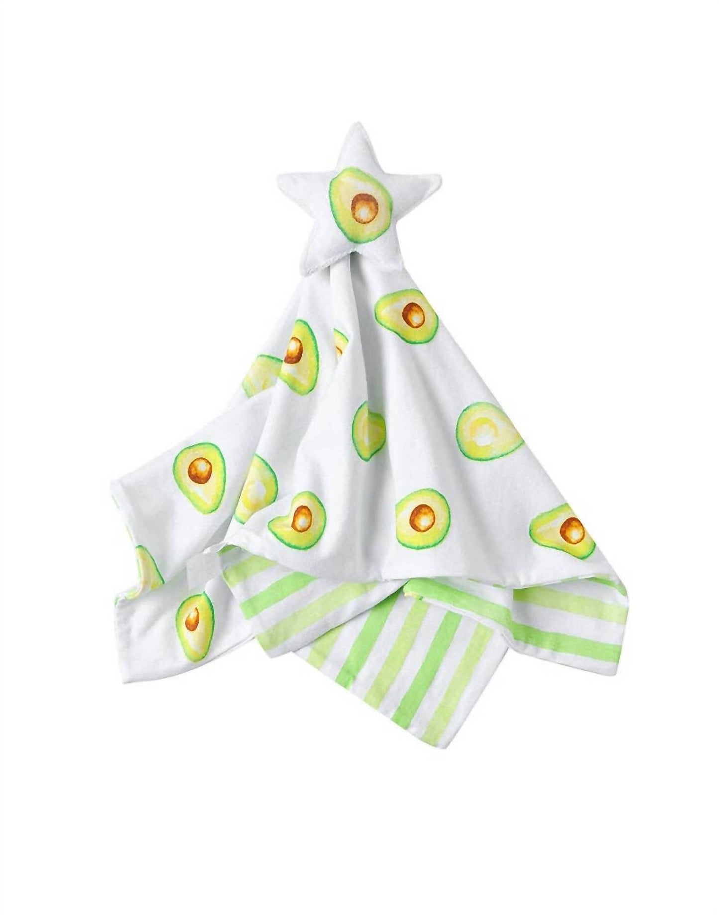 Malabar Baby - Cotton Muslin Lovey Security Blanket With Plush Toy