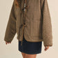 Klesis - Polkadot Embroidered Quilted Jacket