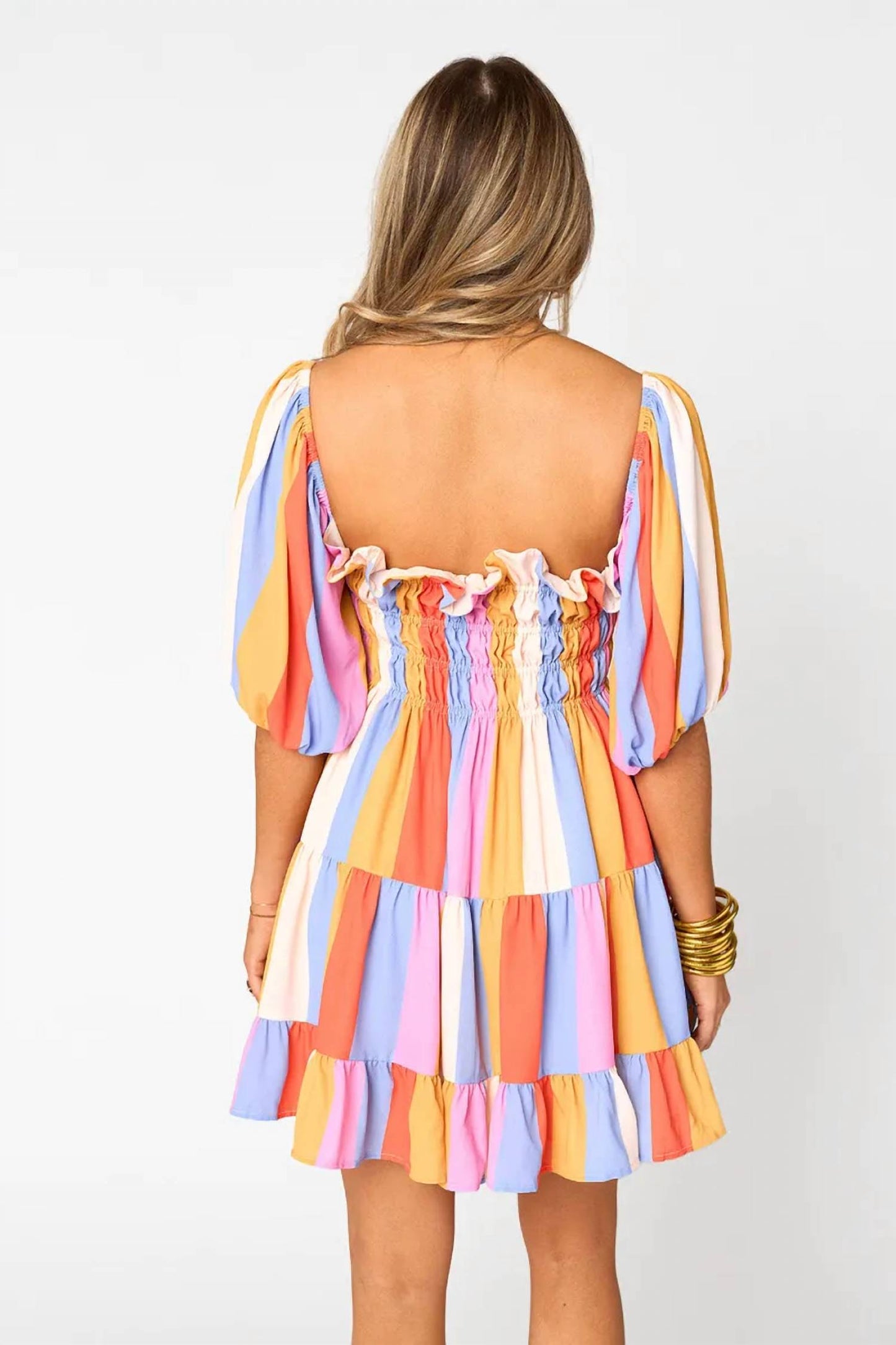 Buddylove - Striped Spencer Mini Dress