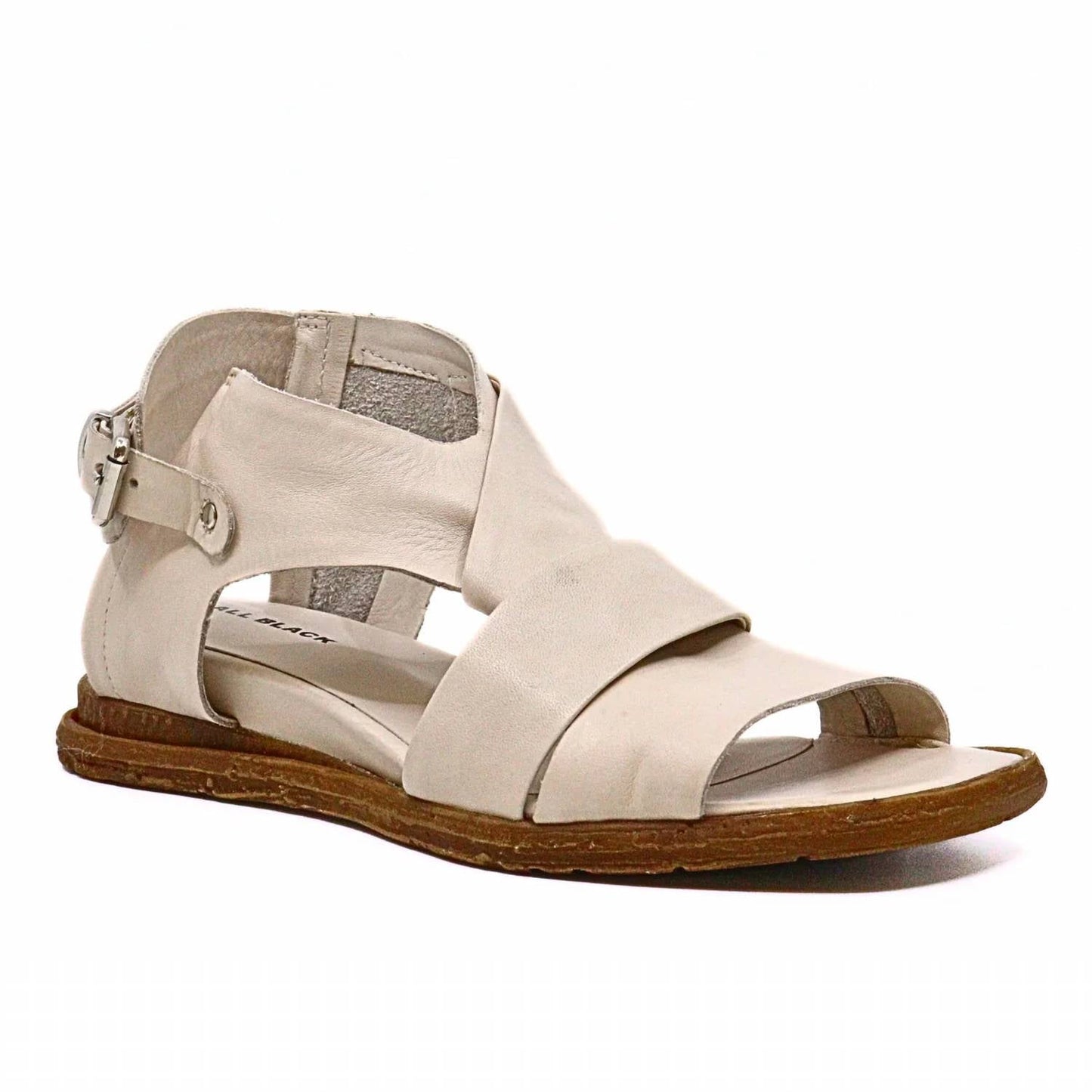 All Black - Women's Cross & Band Softy Sandal