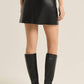 Z Supply - CIERA FAUX LEATHER MINI SKIRT