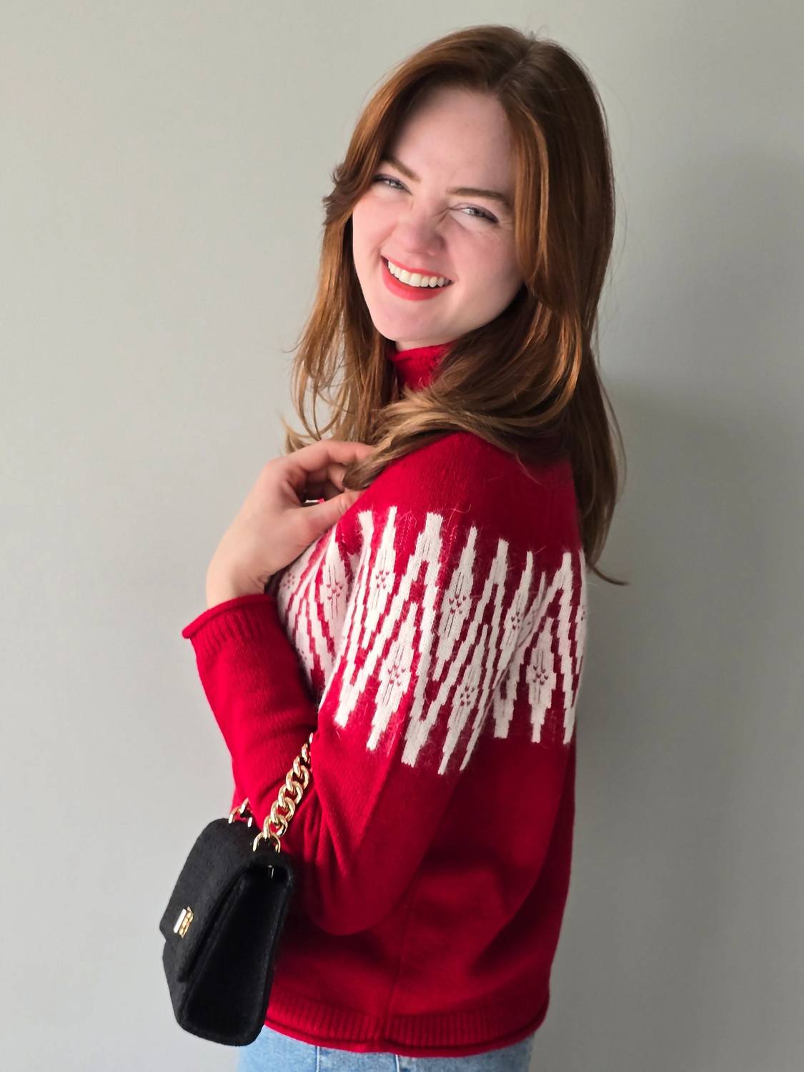 Alashan Cashmere - Sunburst Fair Isle Raglan
