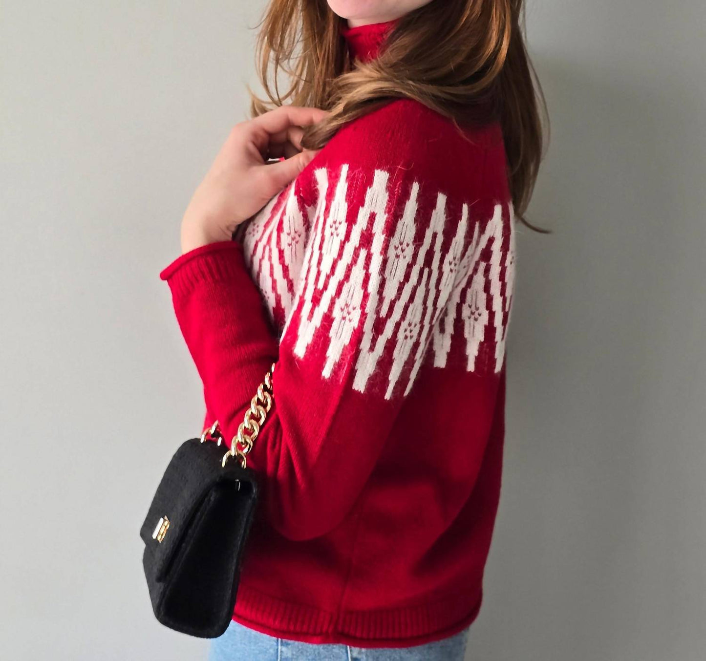 Alashan Cashmere - Sunburst Fair Isle Raglan