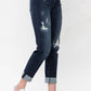 Judy Blue - Stitched Destroy Boyfriend Jean