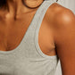 Perfectwhitetee - Mia Fine Variegated Rib Tank