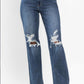 Judy Blue - Women's Knee Destroy Leg Jeans