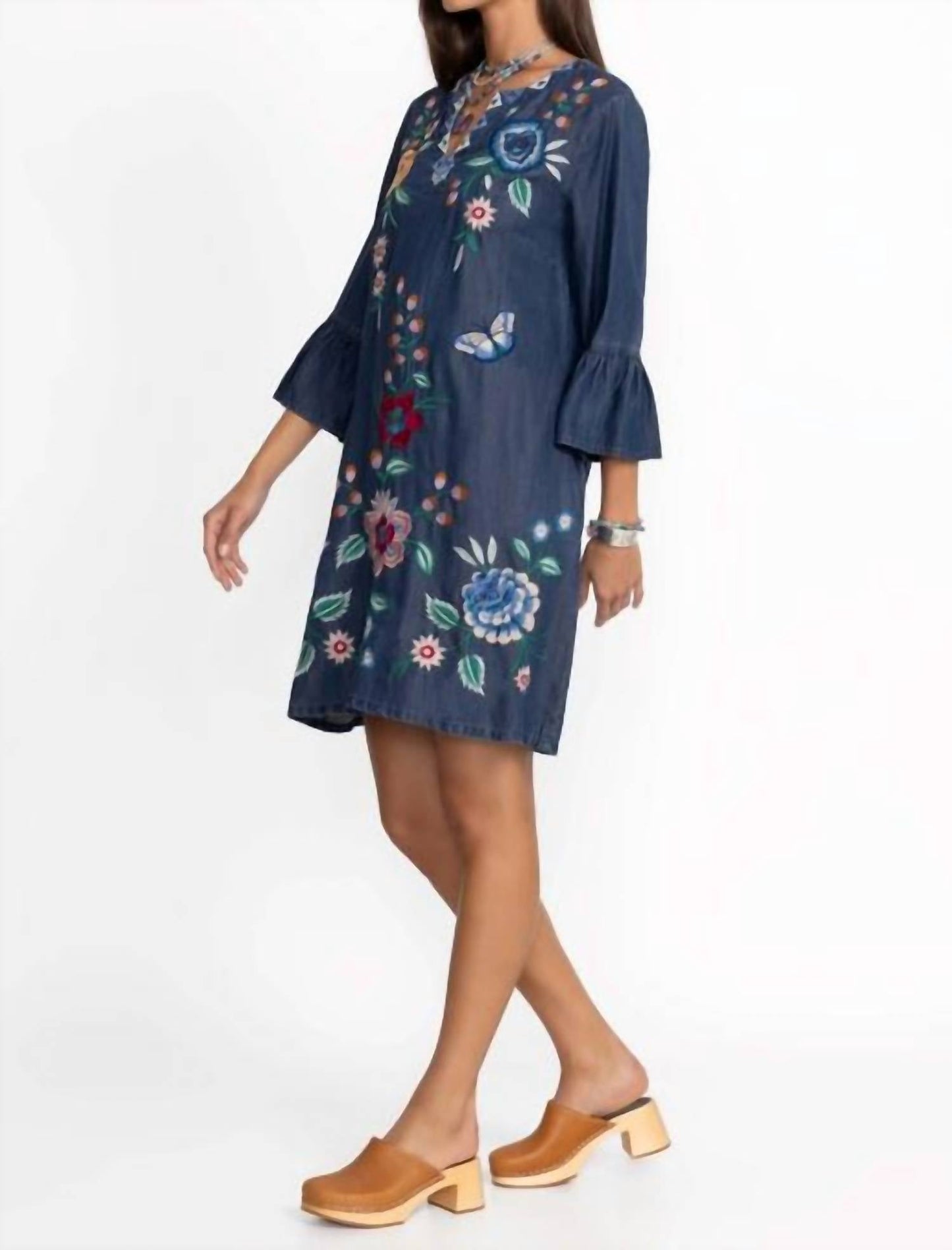 Johnny Was - TAYMIA RUFFLE SLEEVE DRESS