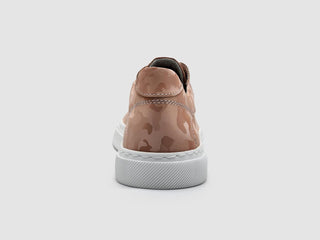 Kcr Group - Tênis feminino clássico de couro camuflado