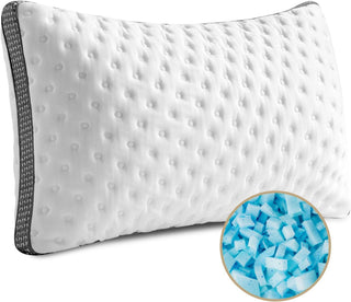 Queen Size Cooling Gel Memory Foam Pillow – 1 Pack