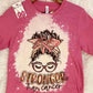 Squishy Faces - Women's Stronger Than Cancer Bleached Tee