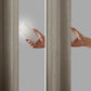 Twist Tab Total Blackout Window Curtain Panel Pewter 50x84