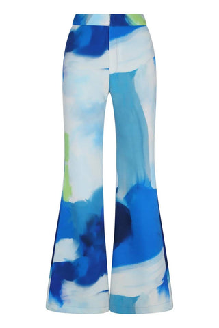 Nelblu - Calça feminina Tallo cintura alta boca de sino