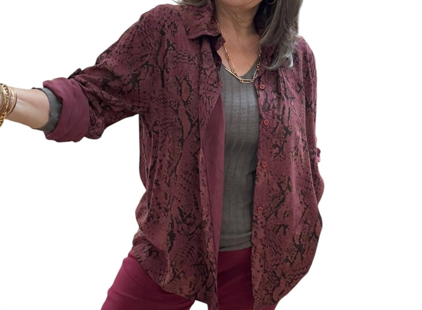 Made In Italy - Savannah Flow Blouse