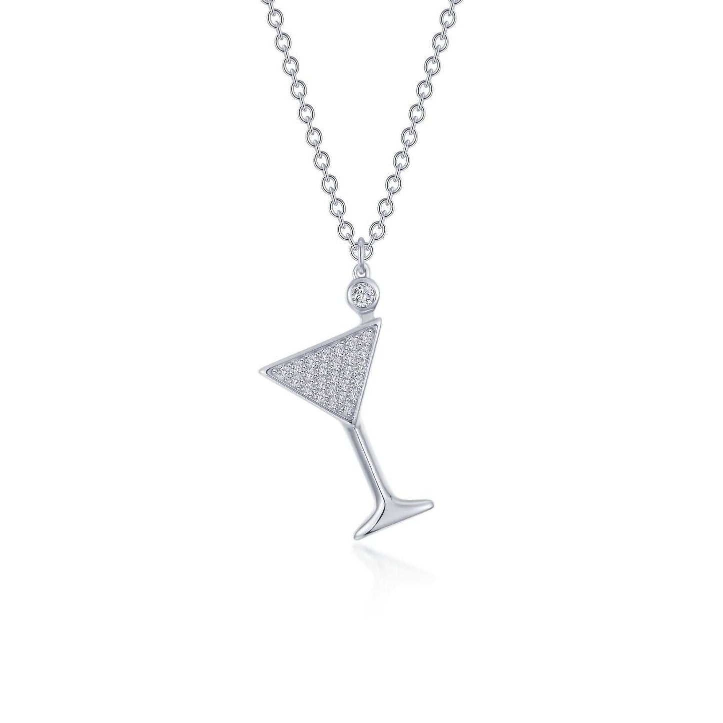 Lafonn - Women's Pave Martini Glass Necklace