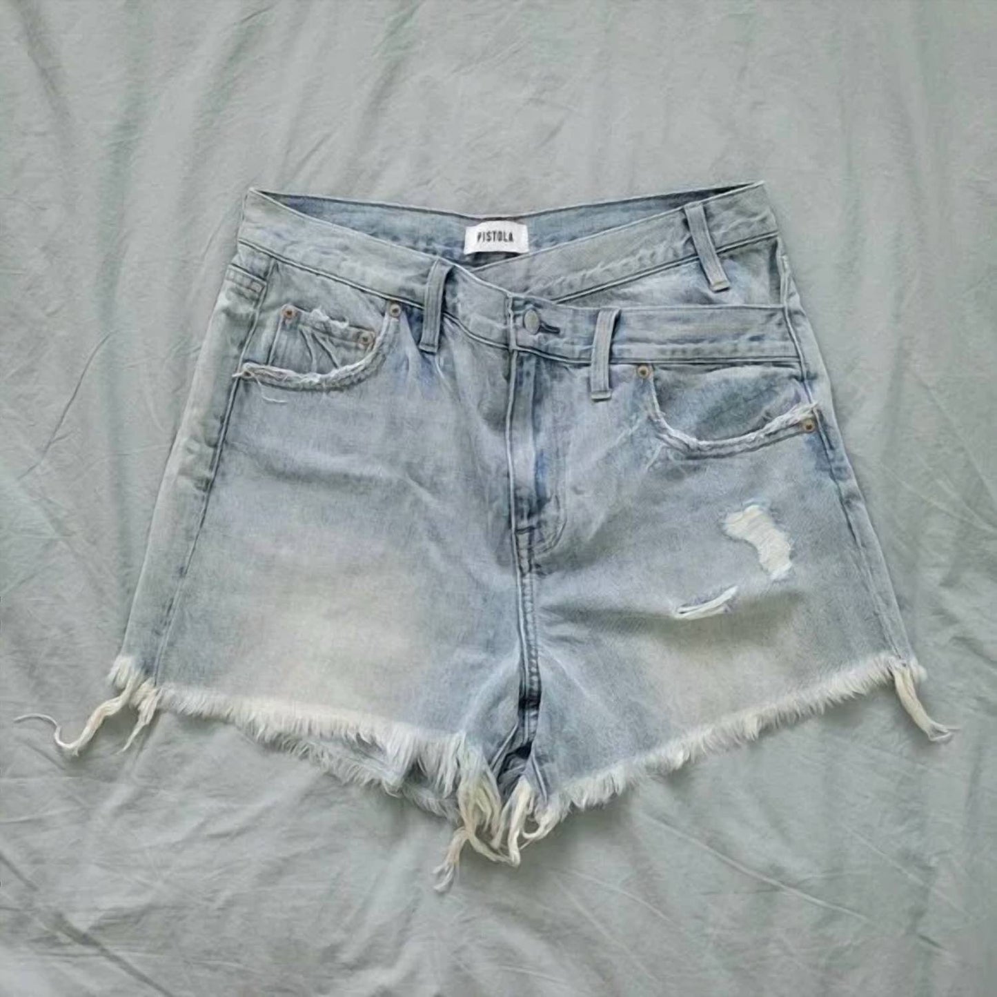 Pistola - Women's Bobbie Crossover Cutoff Denim Short