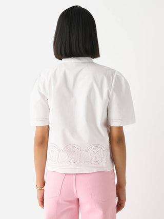 Moldura - Camisa de manga curta bordada