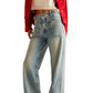 Free People - Palmer Cuffed Denim Jeans