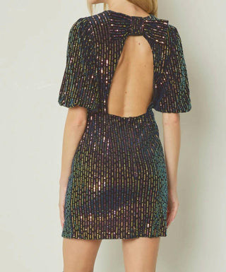 Entro - Sequin Bubble Dress