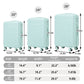 Set 3PCs 20'/24'/28' ABS Spinner Wheel Luggage - Mint Green