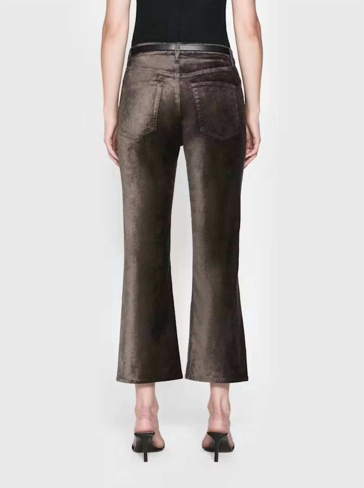 Frame - Le Crop Mini Boot Velvet High Rise Jeans